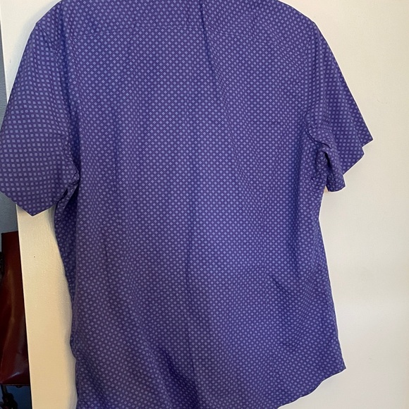 Banana Republic Purple Patterned Men's Shirt - Picture 4 of 4